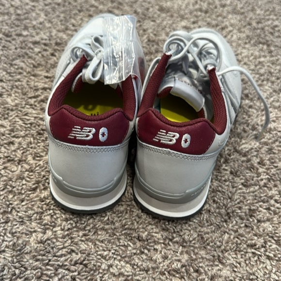 New Balance X Figs 996 Shoes Light Gray and Maroon Sneakers size 8 - Picture 7 of 10